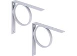 Alberts 869663 Mensola Tom, Una Coppia, Mensole Disponibili In Vari Colori Di Tendenza, Mensole In Coppia O Singolarmente, Dimensioni 205 X 205 X 30 Mm