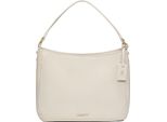Lazarotti Pelle Borsa A Tracolla Borsa A Tracolla Bologna Leather Hobo Creme White Avorio