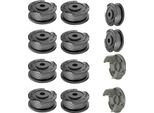 Inf Set Bobina E Coperchio Di Ricambio Per Bosch Easy Grasscut Confezione Da 10