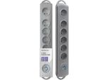 Qoltec 50166 Protezione Contro Le Sovratensioni Grigio 6 Prese Ac 230 V 3 M