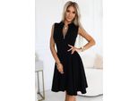Numoco Mini Abito Donna Aperahamat Nero Xl