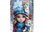 Puzzle Dell'uccellino Azzurro Passeggiata D'inverno - Puzzle Da 300 Pezzi