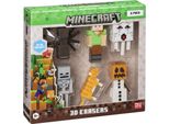 P.M.I Kids World Minecraft 3D Erasers - 6 Pack Deluxe Box Ver.B