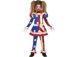 Guirca Patriotisches Clown Costume Bambino 3-4 Anni 3-4 Anni