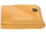Unia - Cotone Cloud Coperta In Cotone Acrilico 150X200 0293/26 Coperta Copriletto Miele