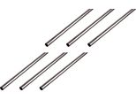 Alberts 6 X Tubo Tondo, Acciaio Grezzo, Ø22 X 1,2 Mm, Lunghezza 1 M