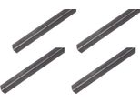 Alberts 4 X Profilo Angolare, Acciaio Grezzo, 15 X 15 X 1,2 Mm, Lunghezza 1 M