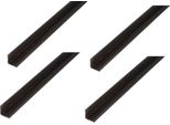 Alberts 4 X Profilo Angolare, Acciaio Grezzo, 30 X 30 X 3 Mm, Lunghezza 1 M