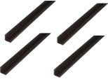 Alberts 4 X Profilo Angolare, Acciaio Grezzo, 25 X 25 X 3 Mm, Lunghezza 2 M