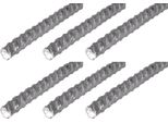 Alberts 6 X Cemento Acciaio Ondulato, Acciaio Grezzo, Diametro Ø6 Mm, Lunghezza 1 M