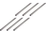 Alberts 6 X Tubo Tondo, Acciaio Grezzo, Ø22 X 1,2 Mm, Lunghezza 2 M