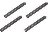 Alberts 4 X Profilo Angolare, Acciaio Grezzo, 15 X 15 X 1,2 Mm, Lunghezza 2 M