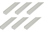 Profilo Angolare Alberts In Fascio, Alluminio, Anodizzato Argento, Lunghezza 1 M