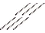 Alberts 6 X Tubo Tondo, Acciaio Grezzo, Ø20 X 1,2 Mm, Lunghezza 1 M