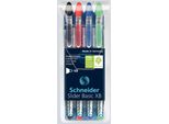 Schneider Biros Slider Xb Basic, Confezione Da 4 Pz