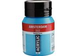 Bottiglia Di Vernice Acrilica Amsterdam Serie Standard 500 Ml Blu Brillante 564