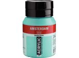 Bottiglia Di Vernice Acrilica Amsterdam Serie Standard 500 Ml Verde Turchese 661