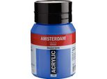 Amsterdam Serie Standard Flacone Di Colore Acrilico 500 Ml Blu Cobalto (Blu Oltremare) 512