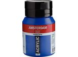 Bottiglia Di Vernice Acrilica Amsterdam Serie Standard 500 Ml Blu Ftalo 570