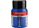 Bottiglia Di Colore Acrilico Amsterdam Serie Standard 500 Ml Blu Oltremare 504