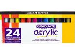 Set Di Colori Acrilici Daler Rowney Graduate 24 X 22 Ml