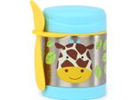 Skip Hop Zoo Termos Alimentare Con Cucchiaio/Forchetta Giraffa 325 Ml, 3R+