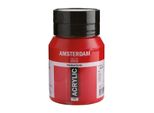 Bottiglia Di Vernice Acrilica Amsterdam Serie Standard 500 Ml Carminio 318