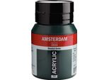 Bottiglia Di Vernice Acrilica Amsterdam Serie Standard 500 Ml Verde Succo 623