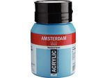 Bottiglia Di Vernice Acrilica Amsterdam Serie Standard 500 Ml Blu Reale 517