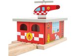 Bigjigs Deposito Ferroviario Stazione Dei Pompieri