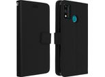 Avizar, Honor 9X Lite Flip Cover Con Slot Per Schede E Funzione Stand, Nero