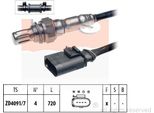 Sonda Lambda Eps Per Vw Up! Hatchback (121, 122, BL1, BL2) Post-Catalizzatore Sonda Planare Riscaldata 720 Mm 1.998.190