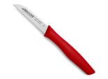 Coltello Mondador Arcos Nova 188422 In Acciaio Inox E Polipropilene Mango, Lama Rossa 8 Cm Con Coprilama E Scatola Da Esposizione