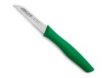 Coltello Mondador Arcos Nova 188421 In Acciaio Inossidabile E Polipropilene Di Mango, Lama Verde, 8 Cm Con Coprilama E Scatola Da Esposizione