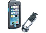Topeak Custodia Per Cellulare Resistente Alle Intemperie Compatibile Con Apple Iphone 5/5S, Nero/Blu