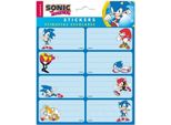 Erik Editores Sonic Adesivi Autoadesivi Blu Blu Taglia Unica