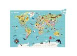 Vilac Puzzle Mappa Del Mondo 500 Pezzi