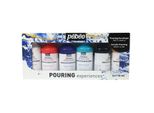 Set Di 6 Colori Acrilici Da Versare - 6 X 118 Ml