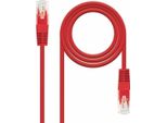 Nanocable 10.20.0400-L30-R - Cavo Patch RJ45 Cat.6 Utp AWG24, Rot, 30 Cm