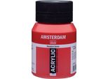 Bottiglia Di Vernice Acrilica Amsterdam Serie Standard 500 Ml Rosso Naftolo Scuro 399