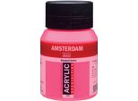 Bottiglia Di Vernice Acrilica Amsterdam Serie Standard 500 Ml Rosa Reflex 384