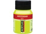 Bottiglia Di Vernice Acrilica Amsterdam Serie Standard 500 Ml Giallo Riflesso 256