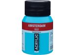 Amsterdam Serie Standard Flacone Di Vernice Acrilica 500 Ml Blu Turchese 522