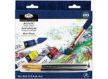 Royal & Langnickel Set Di Colori Acrilici Essenziali, 18 X 12 Ml