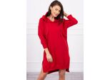 Kesi Felpa Donna Abito Ishingaine Rosso Universale