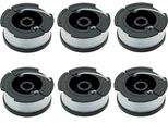 Inf Bobine Di Filo In Confezione Da 6 Per Tagliaerba Black & Decker Nero