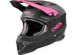 Casco O´Neal 1SRS Solid Nero/Rosa Xxl (63/64 Cm)