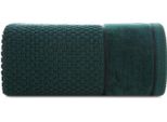 Eurofirany | Asciugamani - Frida - 50X90 Cm - Verde Scuro - Morbidi E Assorbenti - Alta Qualità
