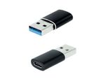 Adattatore Usb 3.1 Nanocable 10.02.0012/ Usb Maschio - Usb Tipo-C Femmina