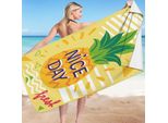 Carla Telo Mare Naarmus Giallo 150 Cm X 70 Cm